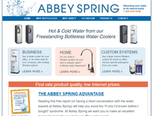 Tablet Screenshot of abbeyspring.com